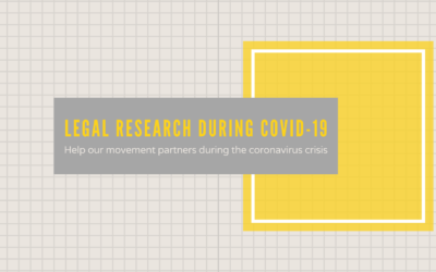 Calling All Law Students! Help with Legal Research on COVID-19